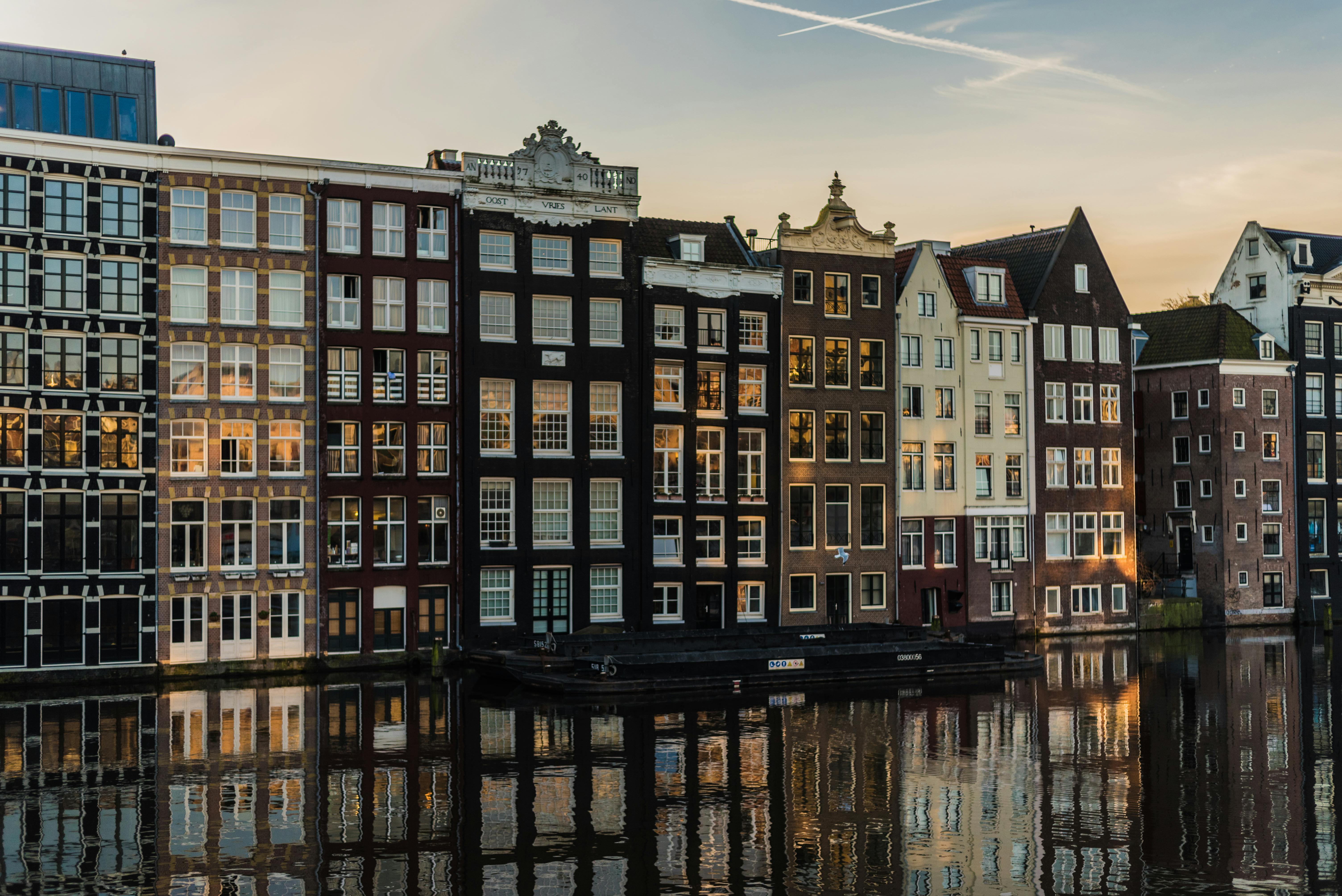 Amsterdam buildings during the day