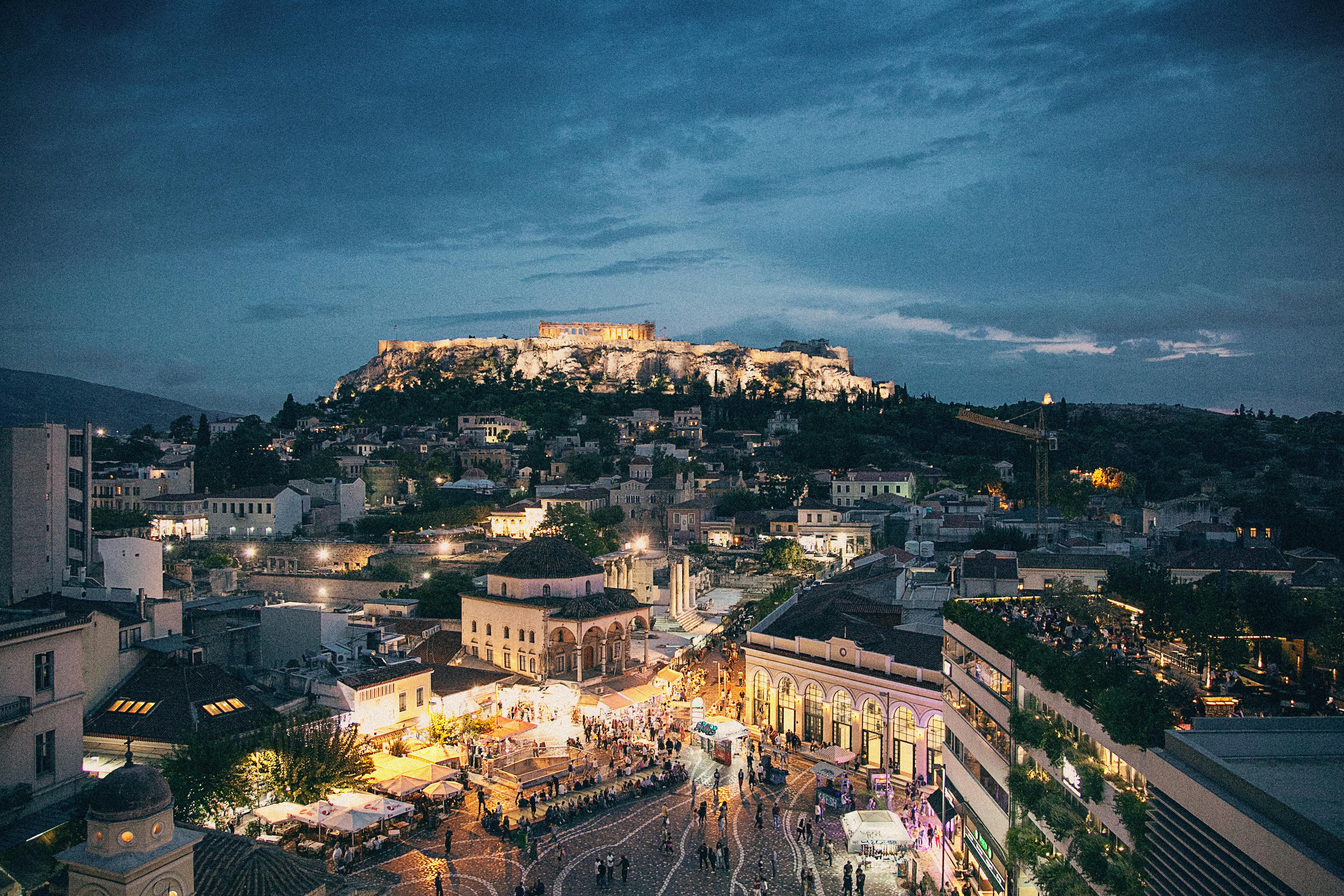 Athens city view
