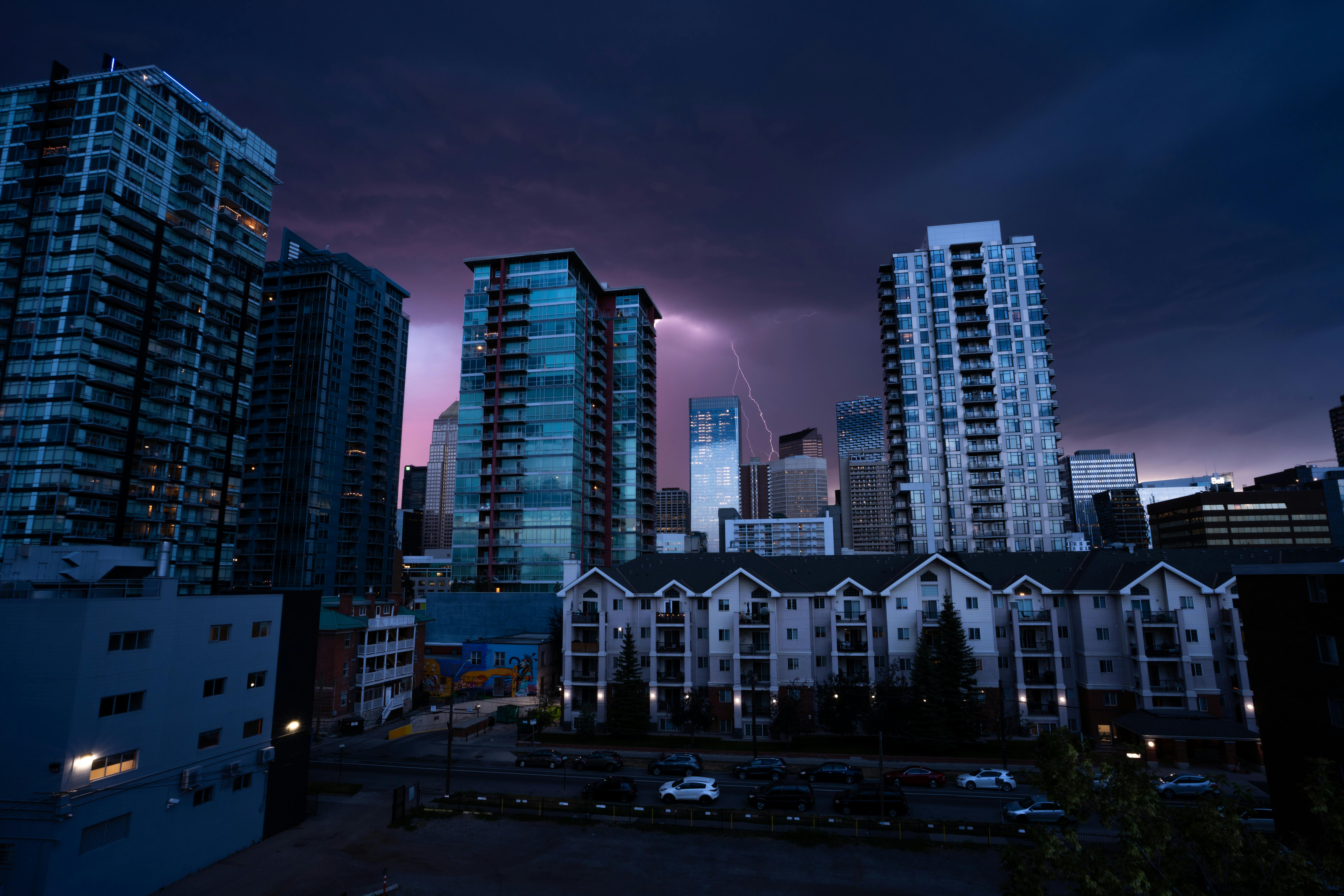 Calgary night view