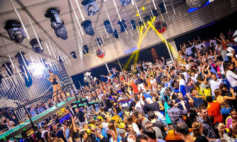 Belgrade night life freestyler Club
