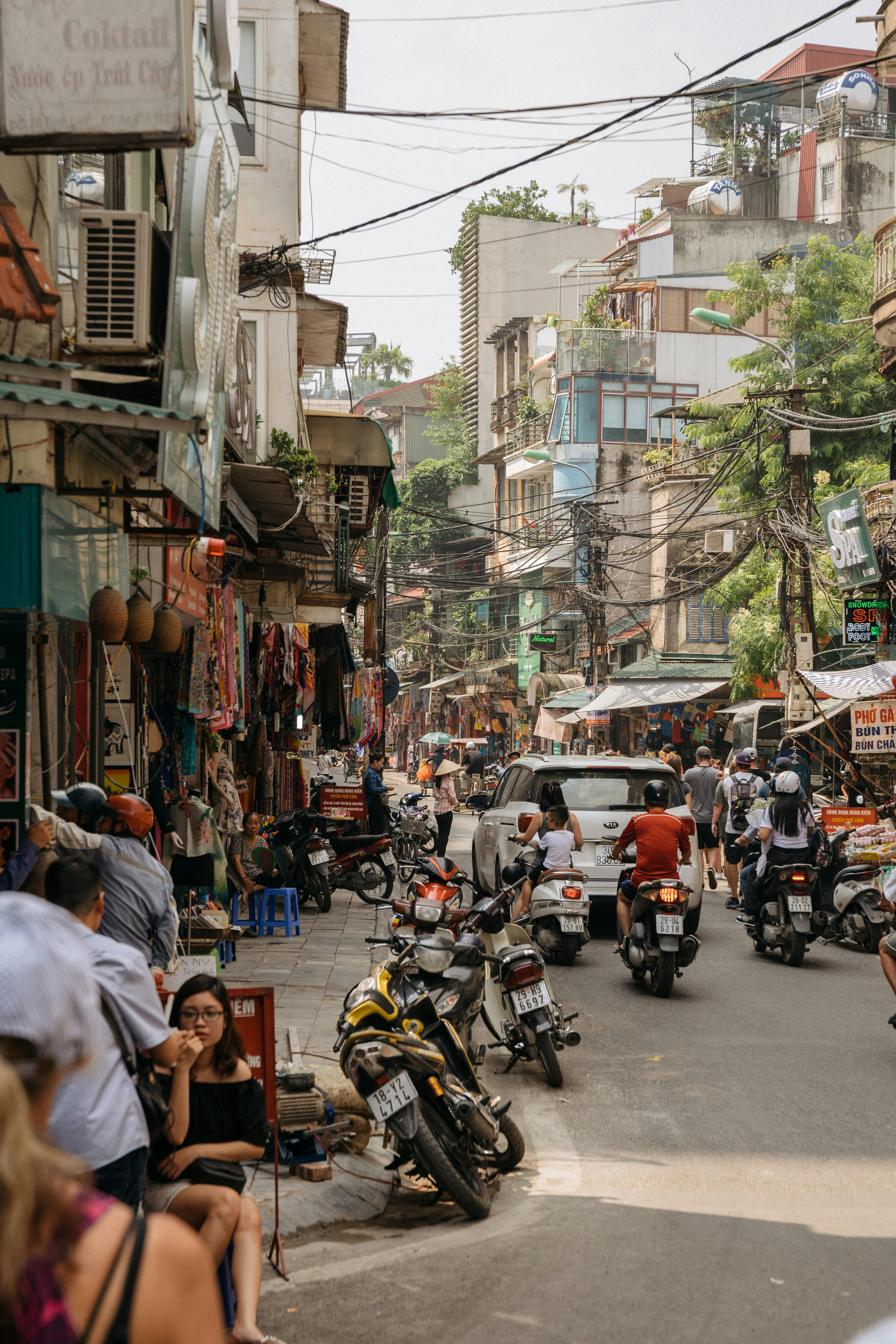 Hanoi daytime street