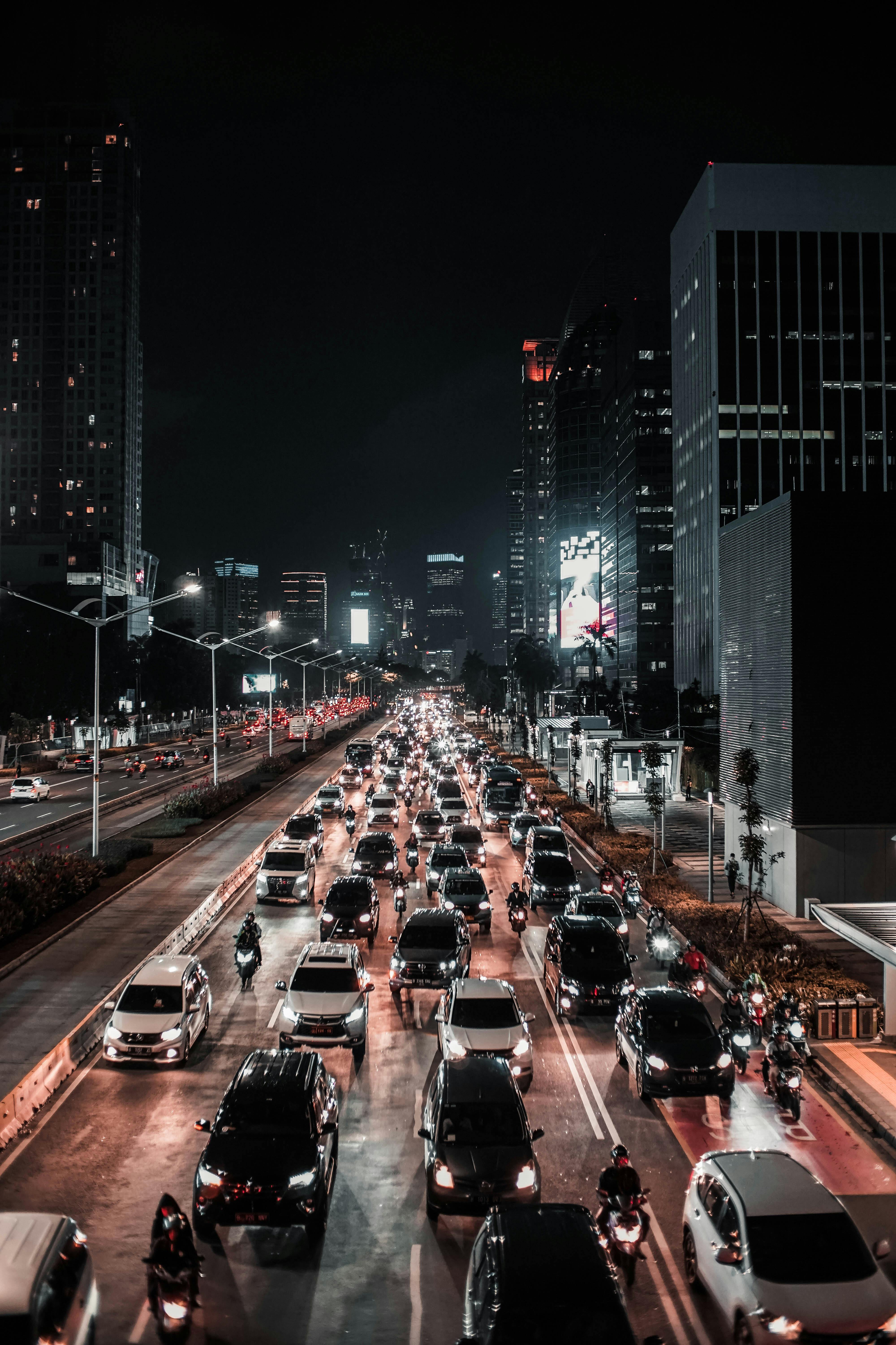 Jakarta nightview street