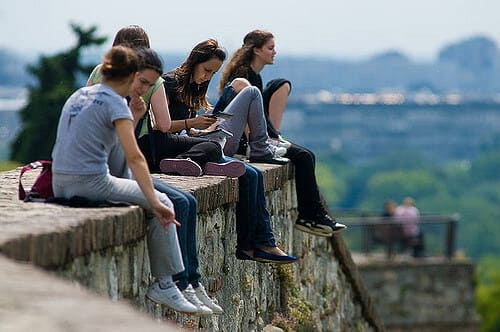 Serbian women on Kalemegdan