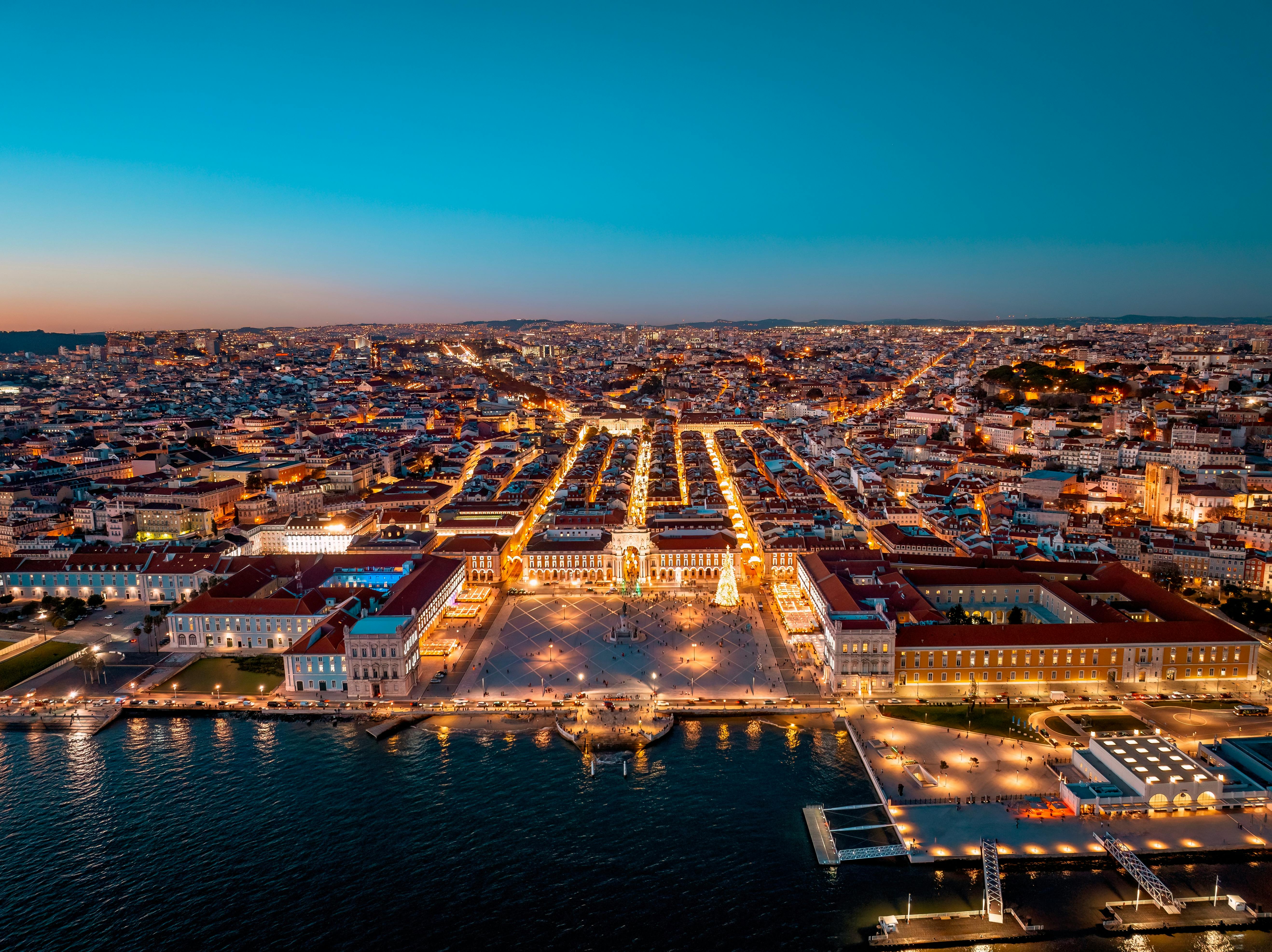Lisbon nightview