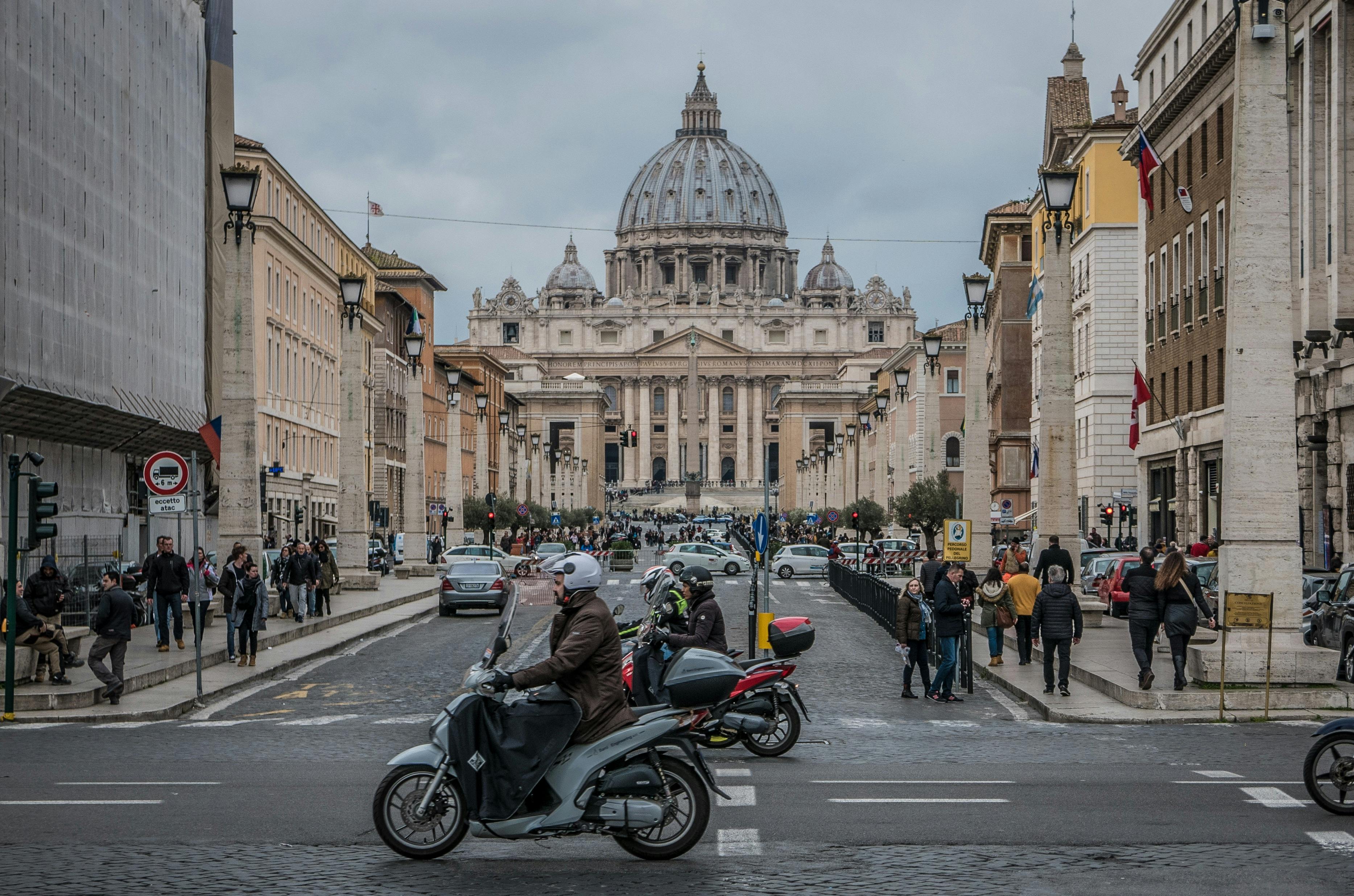 City center Rome at day