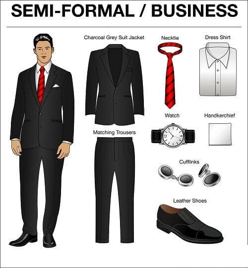 Semi Formal Business Style clothing for men