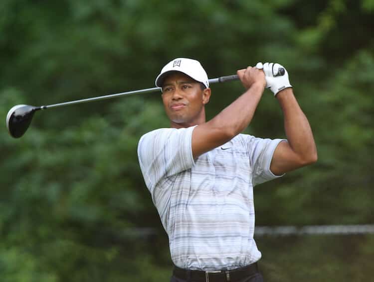 Tiger Woods picture only upper body