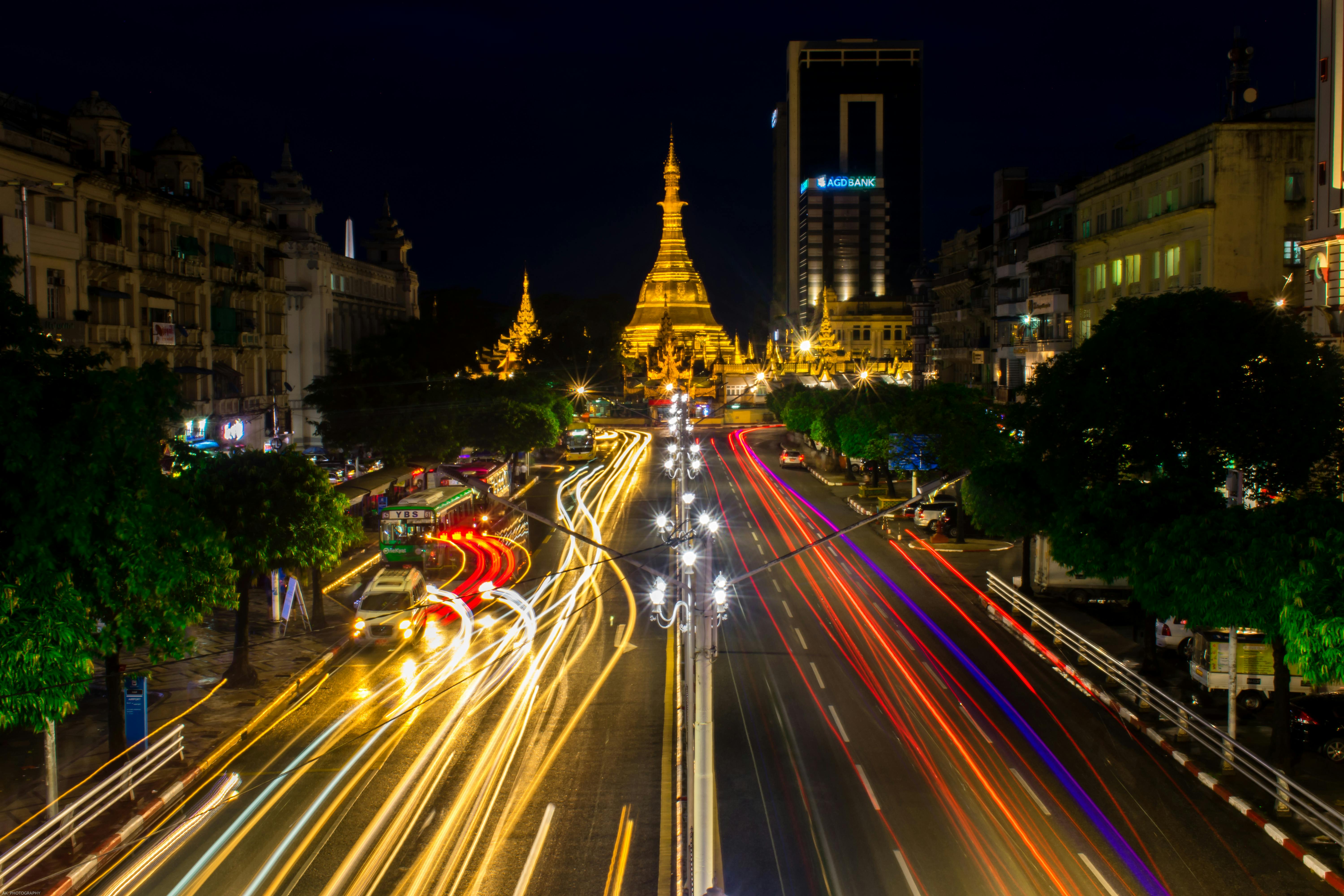 Yangon nightview
